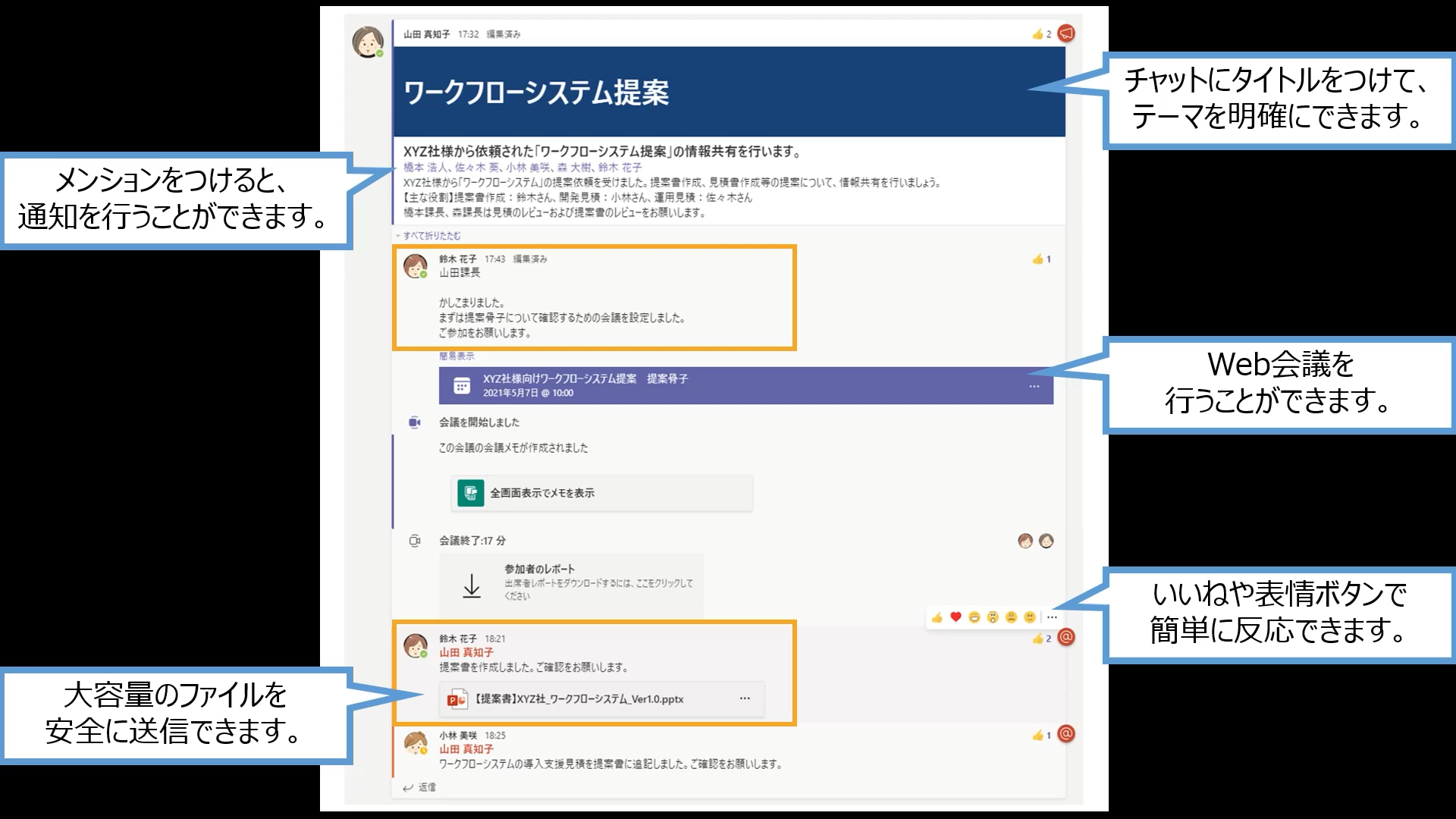 チャットの利用シーン