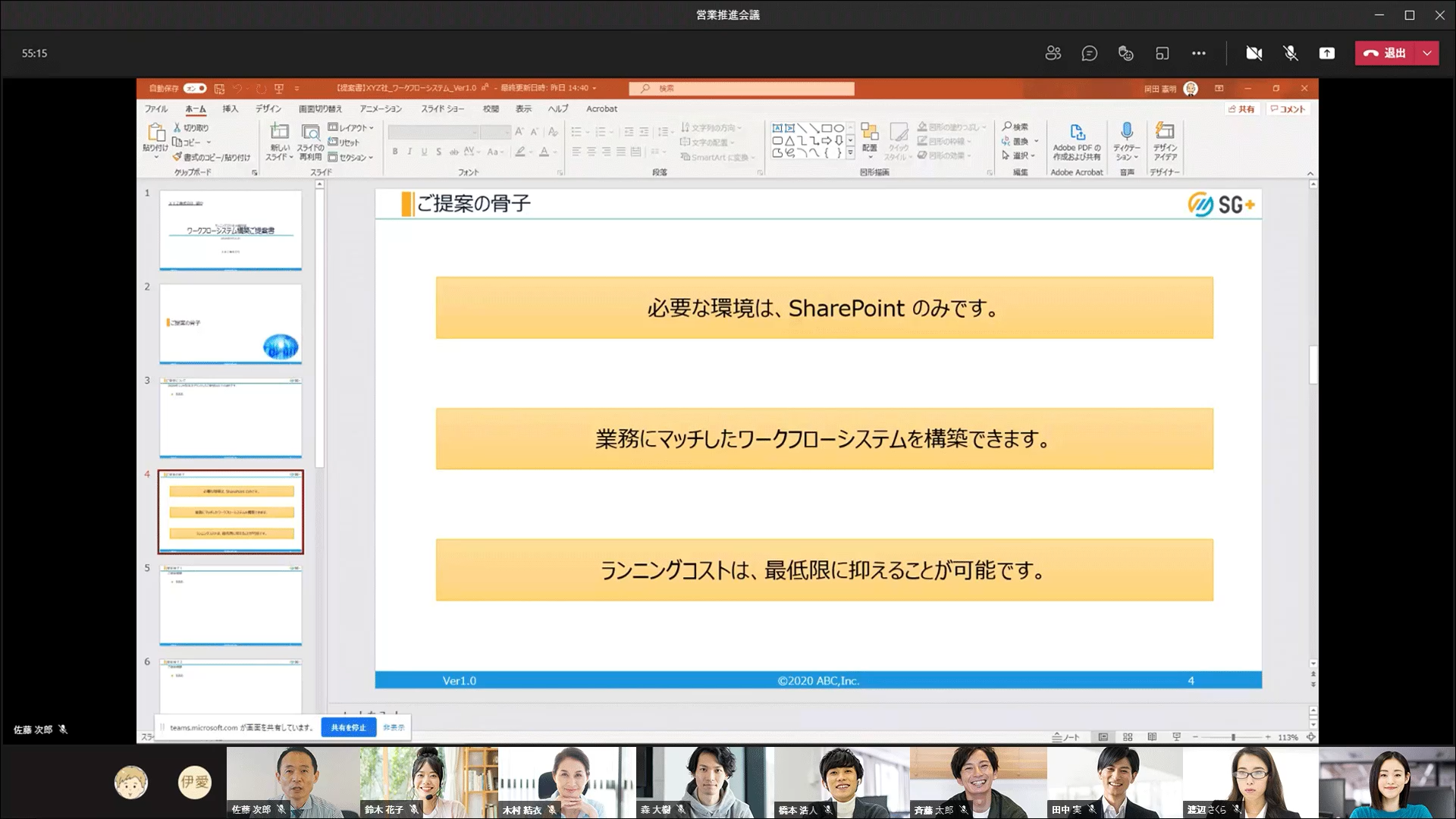Web会議の利用シーン