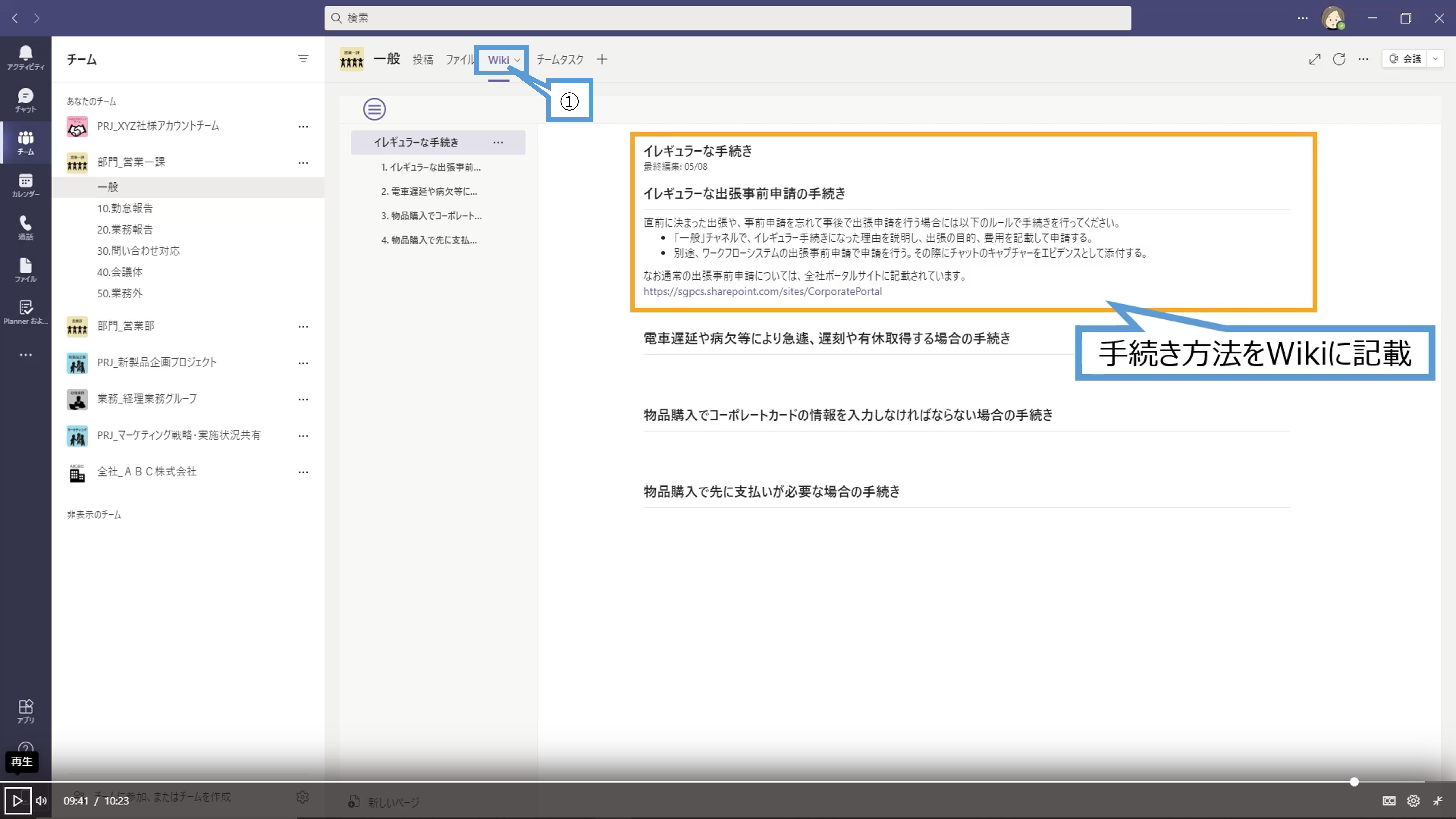 チームの利用シーン